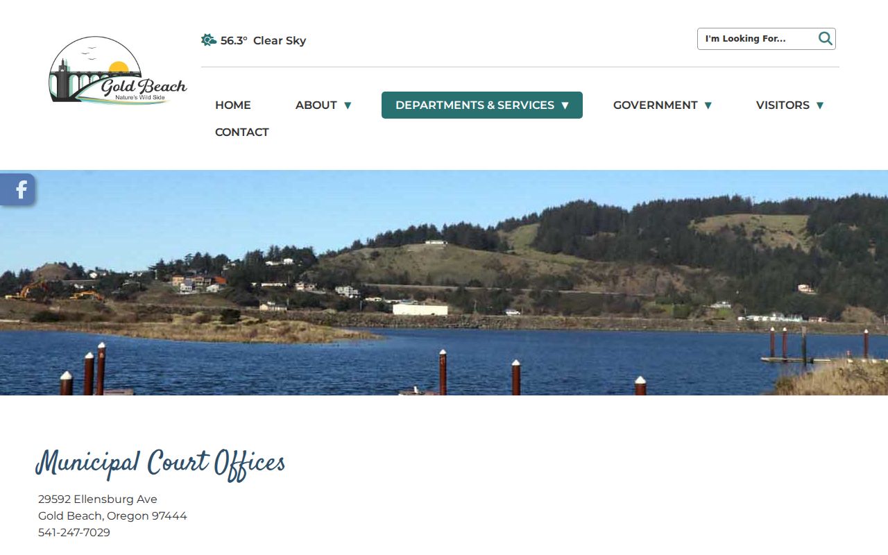 Gold Beach criminal records Municipal Court office